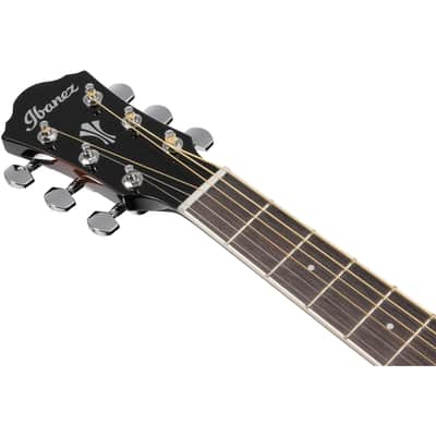 Ibanez AEG7L Left Handed Acoustic Electric Guitar, Dark Violin Sunburst image 5