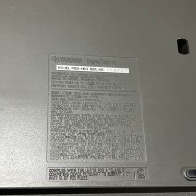 Yamaha PSS-460 1986 with soft case and manual image 12