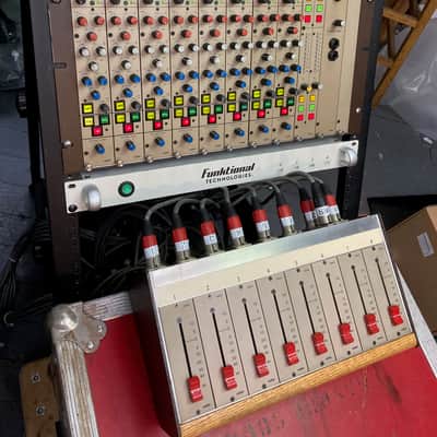 Cadac 8 Channel Mic Pre Eq Input x 4 Output 8x4 “G Type” Mixer Rack w/ Fader Unit • Vintage image 1