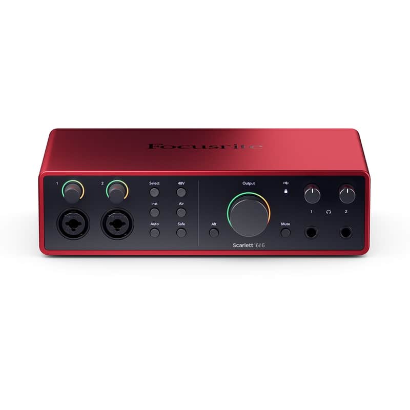 Focusrite Scarlett 16i16 4th Gen 16-In, 16-Out USB Audio Interface with Four 4th Gen Scarlett Mic Preamps image 1