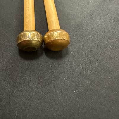 Mike Balter 9B, 5/8-Inch Brass Bell Mallets, 13-1/8" Birch Handle - EXCELLENT #2 image 6