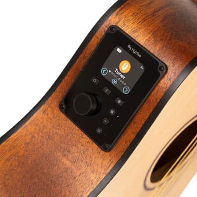 Cort EARTHGO-OP Earth Series Go Hyvibe Acoustic Electric Guitar. Open Pore Natural DIRECT SHIP image 3