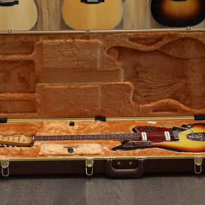 Vintage! 1964 Fender Jaguar All Original Pre-CBS Electric Guitar Sunburst + HSC image 22