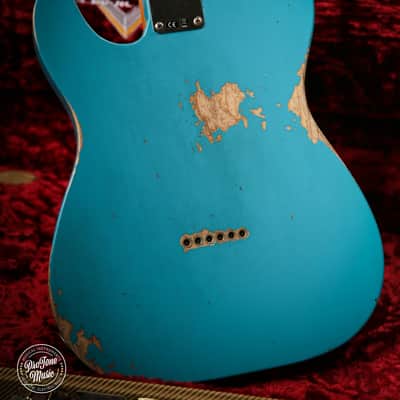 2023 Fender USA Custom Shop 52' Telecaster Heavy Relic TAOT Turquoise image 12
