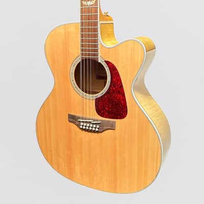 Takamine GJ72CE-12 G Series Jumbo Cutaway 12-String Acoustic Electric Guitar - Natural image 3