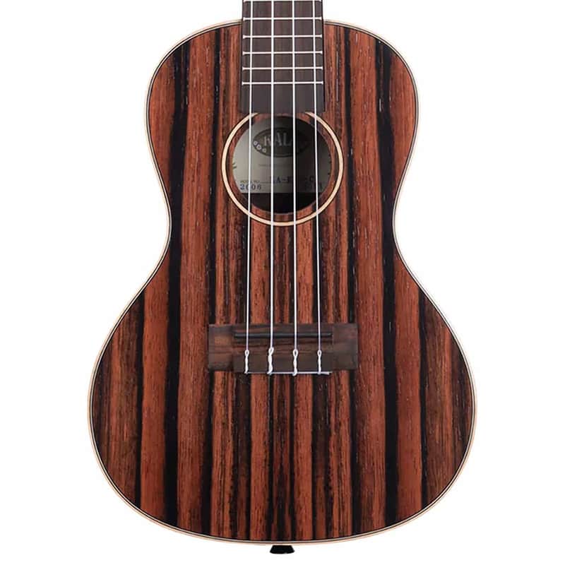 Kala Striped Ebony Concert Ukulele image 1