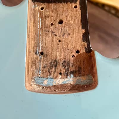 Vintage Chandler Precision Bass Guitar Parts P-Bass Plus 1980’s Project Daphne Blue image 21