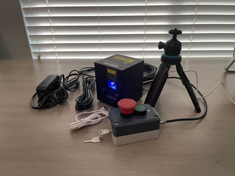 X-Laser Wicked Lasers Lasercube 2W USB RGB Club Stage DJ Laser Light Projector Bild 1