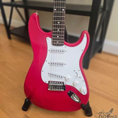 1995 Fender Squier Stratocaster - Torino Red - Made in Korea image 2