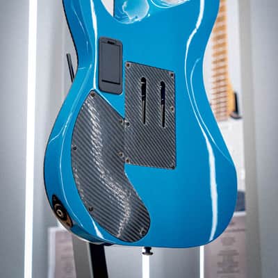 Schecter Keith Merrow Signature KM-7 FR S Sustainiac 2015 - 2016 - Lambo Blue image 8