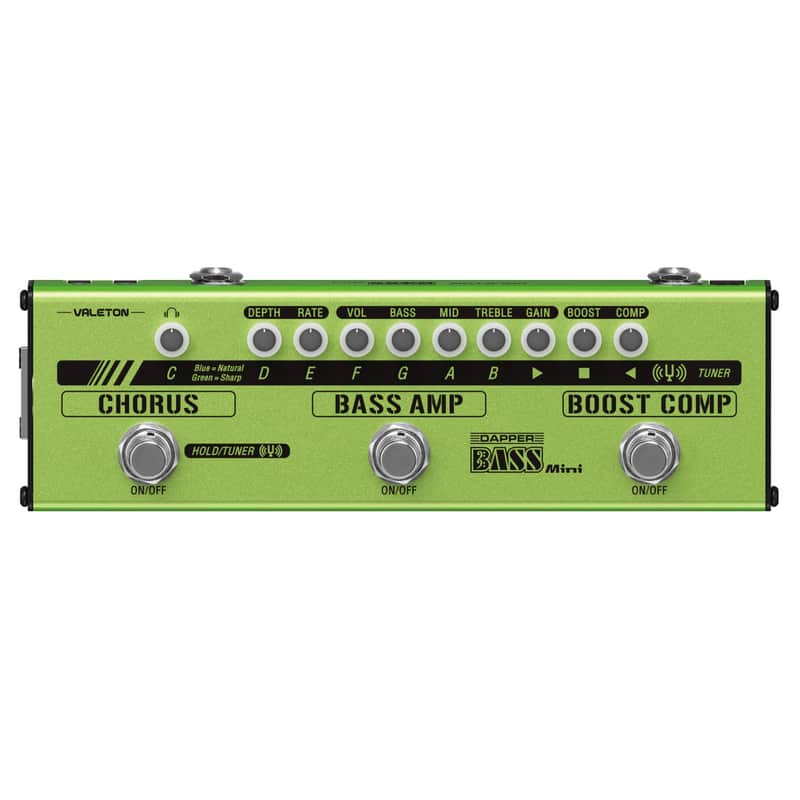 New Valeton MES-2 Dapper Bass Mini Multi Effects Guitar Pedal image 1