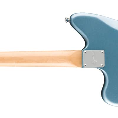 Squier Limited Edition Paranormal Offset Telecaster SJ, Laurel Fingerboard, Tortoiseshell Pickguard, Ice Metallic Blue image 2