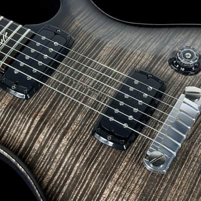 2013 Paul Reed Smith PRS Paul's Guitar Artist Package w Brazilian Rosewood Board & Brushstroke Inlays ~ Charcoal Smoked Burst image 6