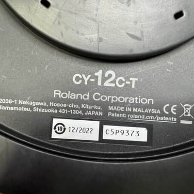 Roland CY-12C-T Dual Trigger Thin Crash Cymbal Trigger Pad w/Cymbal Arm C5P9373 image 7
