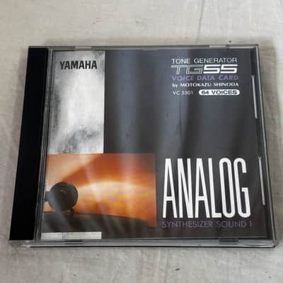 Yamaha TG55 VOICE DATA CARD ANALOG SYNTHESIZER SOUND1 VC5501 by MOTOKAZU SHINODA