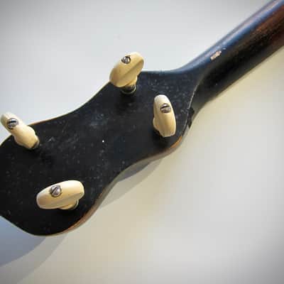Gibson Tenor Banjo Model TB-1 Four String with Resonator Circa-1925-Dark Sunburst image 8