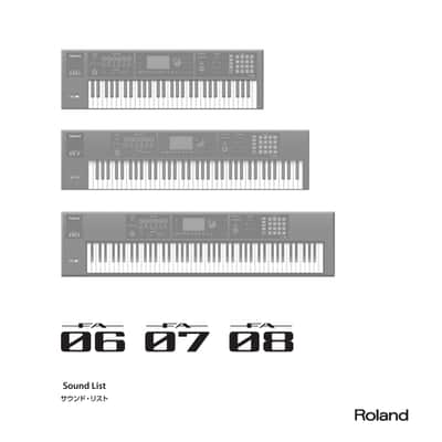 Roland FA-07 — 7 in 1 Owners Manual Guide Instructions — 379 Pages — USA Made image 13