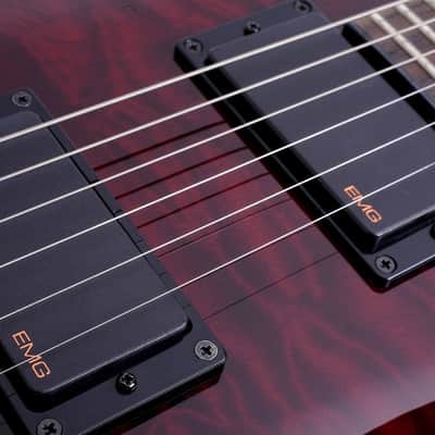 Schecter Hellraiser C-1 Electric Guitar - Black Cherry (1788) image 4