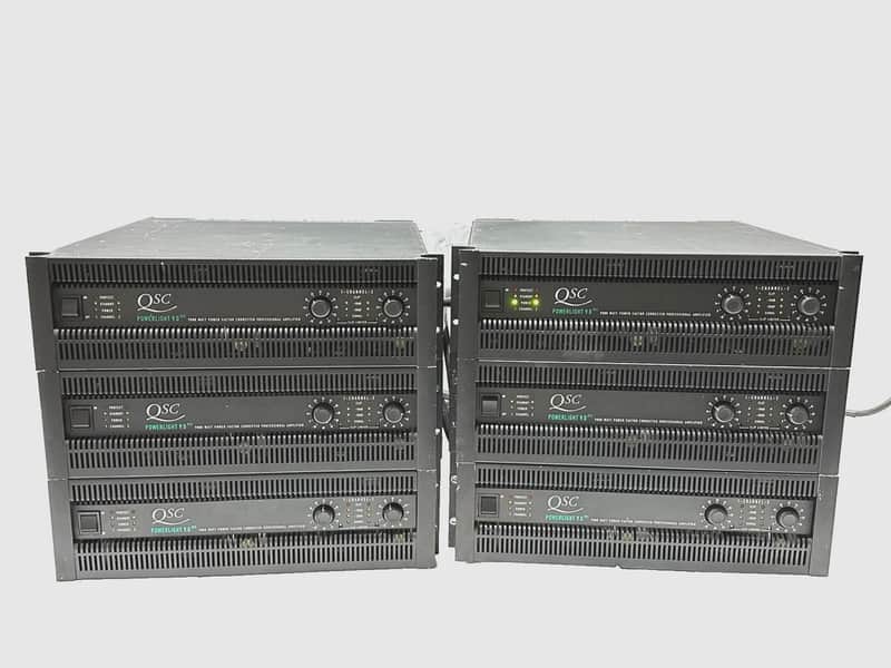 QSC Powerlight 9.0 Pfc Power amplifier 9000W #218-223 (One) (TRUEHEARTSOUND) image 1