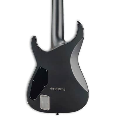 ESP E-II HORIZON NT- B HIPSHOT 7-String Electric Guitar - Black Satin image 2