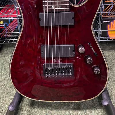 Schecter C-8 Hellraiser in black cherry - Made in Korea image 8