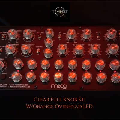 33-Piece Moog-Inspired Aftermarket DFAM Full Knob Kit New Production - Clear/Aluminum image 3