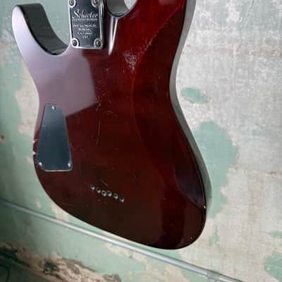 Schecter Diamond Series Gryphon 2005 - See-Thru Brown image 15