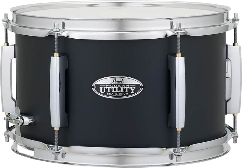 Pearl 12x7" Modern Utility Maple Snare Drum - Satin Black (MUS1270M227) image 1