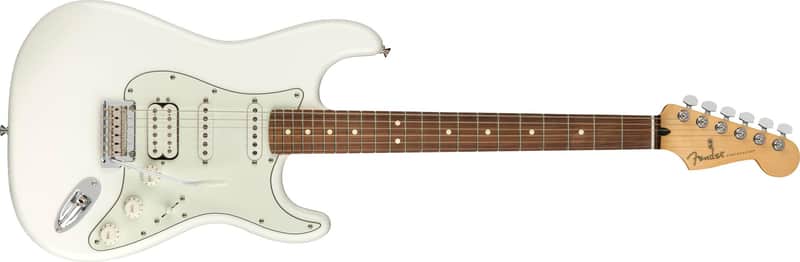 Fender Player Stratocaster Hss Pf Pwt Polar White 0144523515 | Reverb
