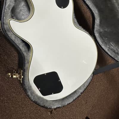 Used Epiphone Les Paul Custom Electric Guitar - Alpine White Vintage 2007 w/ Hard Case image 7