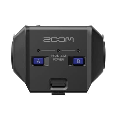 Zoom EXH-6e Dual XLR-1/4" TRS Input Capsule for H6essential Portable Recorder + 4x Pig Hog 8mm XLR Microphone Cable Male to Female 10 Ft Fully Balanced Premium Mic Cable image 4