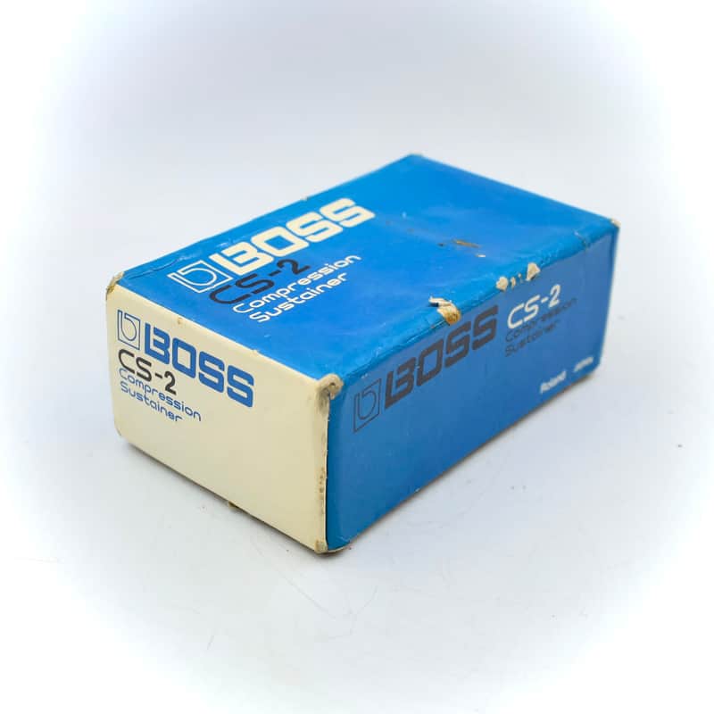 Boss CS-2 Compression Sustainer With Original Box 1983 Made in