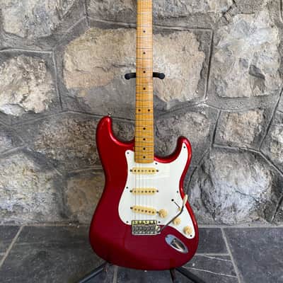 Fender Stratocaster ST-57AS 40th Anniversary - Candy Apple Red - Foto Flame (1994) image 2