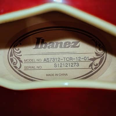 Ibanez AS7312-TCR Artcore 2012 - 2016 - Transparent Cherry image 6