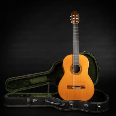 1993 Amalio Burguet 3M Cedar Indian Rosewood - Natural High Gloss | Vintage All Solid Spanisch Masterbuilt Classical Guitar Ebony Fretboard | Case image 1