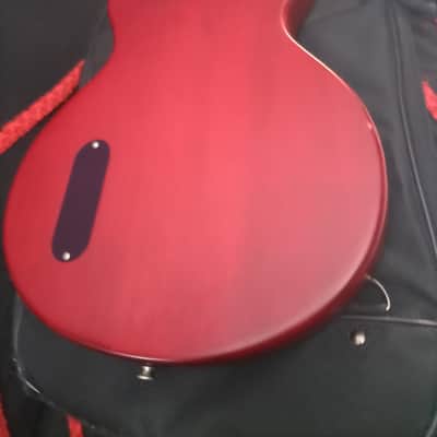 ELECTRIC GUITAR HARLEY BENTON DC JUNIOR OPEN PORE FADED CHERRY P90D DOG EAR image 3