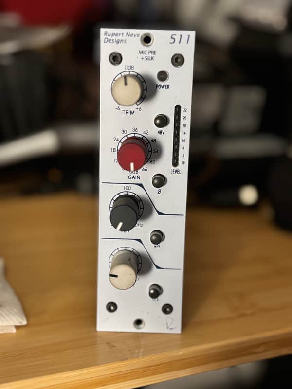 Rupert Neve Designs Portico 511 500-Series Mic Pre Module with Silk 2013 - Present - White image 1