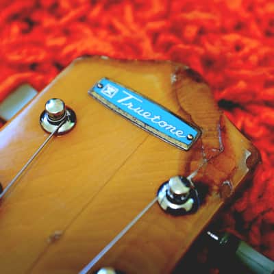 Truetone 5DC9863 (Teisco Kawai EP-8T) 60's - Hollowbody Electric Guitar Redburst image 7