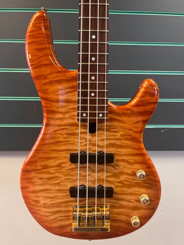 Yamaha BB-G4A Amber Burst 1997 Electric Bass Guitar | Reverb