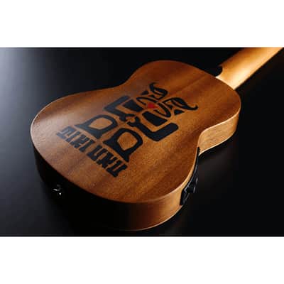LAG Soprano Slim Arched Back Electro Ukulele With Case Bild 7
