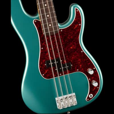 Demo - Fender American Professional Classic Precision Bass Faded Sherwood Green Metallic with Gig Bag - Serial # US25060420 image 4