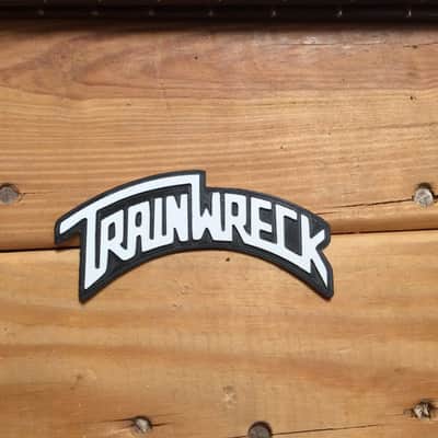 Trainwreck Amp Logo white / black image 2