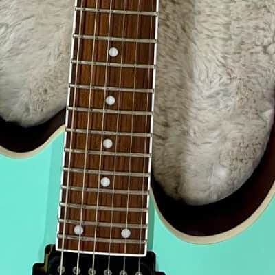 Ibanez RG421QMCBB RG Solid Body Electric Guitar, Sea Shore Matte image 7
