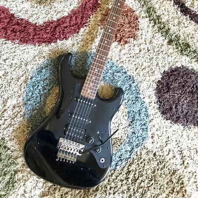 Kramer Focus 3000D 1984 Black MIJ RARE stock DiMarzio humbucker image 1