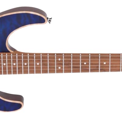 Charvel USA Select DK24 HSS 2PT CM QM - Blue Burst(Pre Order) image 3