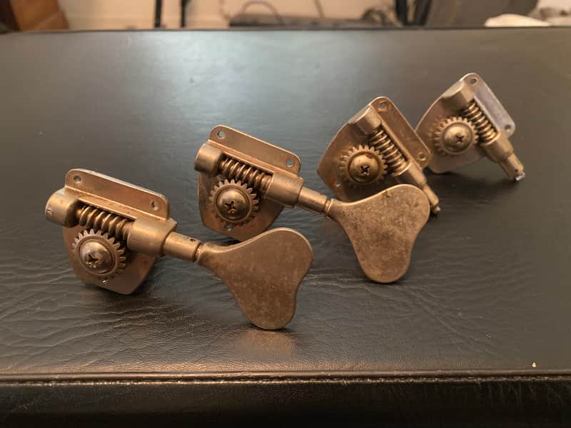 Vintage Yamaha BB 1980 set of 4 bass tuner machine tuning  heads image 1