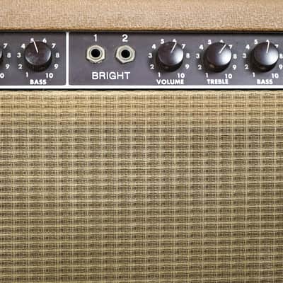 1963 Fender Brownface Vibrolux Amp UK Export Version - From Selmer, One Owner image 5