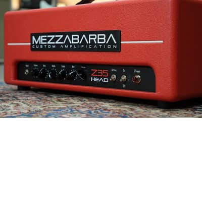 MEZZABARBA Z35 Head 45w - with Master Volume & Send/Return - Red Custom Tolex image 2