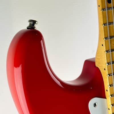 Fender Vintage Hot Rod '50s Stratocaster 2014 Fiesta Red Very Rare Made For One Year With Case image 5