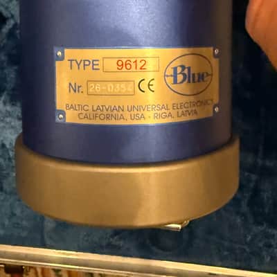 Blue Bottle Tube Mic with B6 Capsule 2010s - Blue image 2